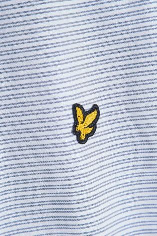 Blue/White Lyle & Scott Stripe Shirt